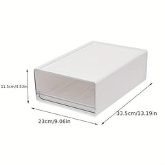 Transparent Desktop Storage Box Drawer Office Document Organizer