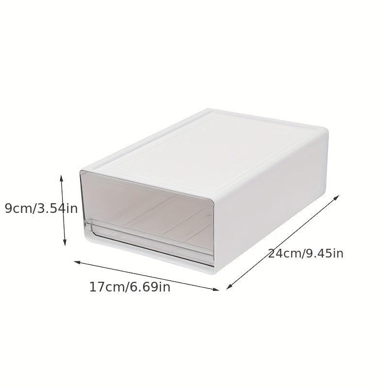 Transparent Desktop Storage Box Drawer Office Document Organizer