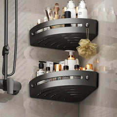 Bathroom Storage Rack Shower Caddy Organizer Wall Mounted Shelf
