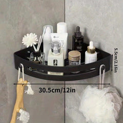 Bathroom Storage Rack Shower Caddy Organizer Wall Mounted Shelf