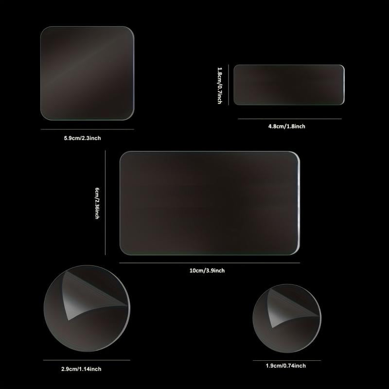 50pcs Double Sided Tape Heavy Duty Traceless Transparent Tape Removable Strips