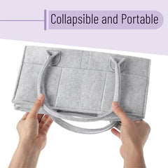 Portable Baby Diaper Caddy Organizer for Changing Table and Nursery