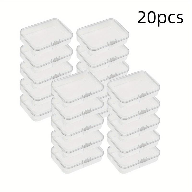 Plastic Mini Storage Box Transparent Portable Jewelry Organizer Case