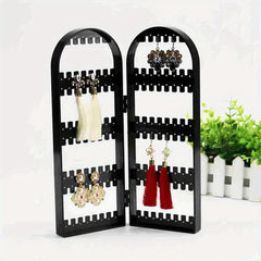Foldable Jewelry Storage Rack Necklace Earring Display