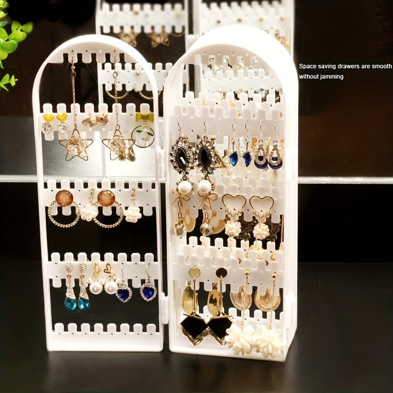 Foldable Jewelry Storage Rack Necklace Earring Display