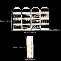 Foldable Jewelry Storage Rack Necklace Earring Display