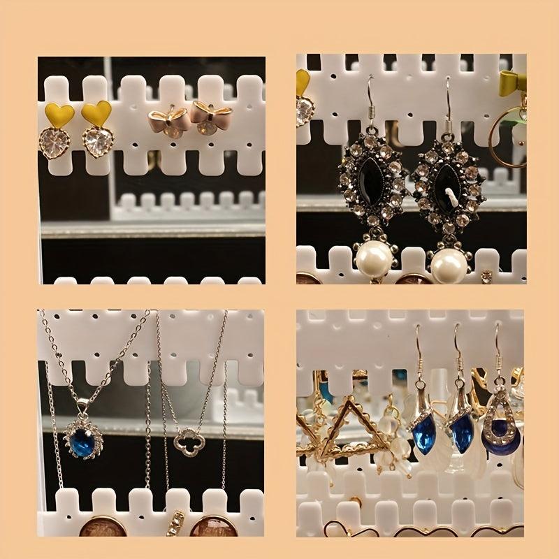 Foldable Jewelry Storage Rack Necklace Earring Display