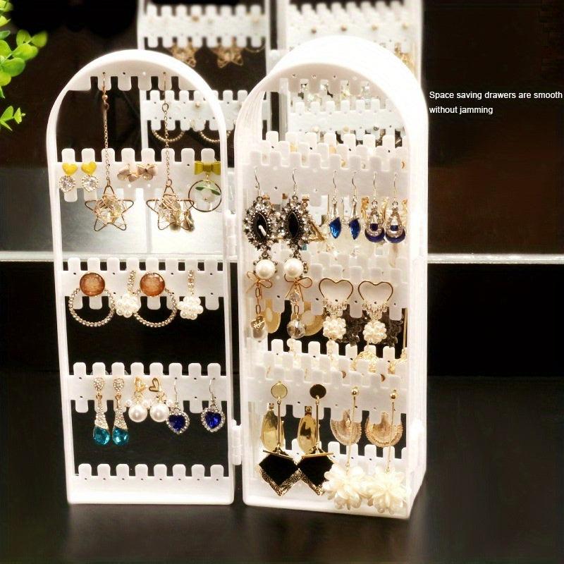 Foldable Jewelry Storage Rack Necklace Earring Display