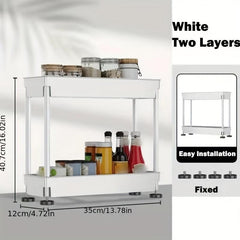Slim Storage Rack Toilet Bathroom Organizer Shelf Cabinet