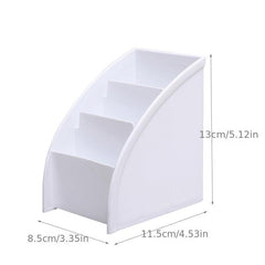 Remote Control Ladder Storage Box 3 Grids Holder