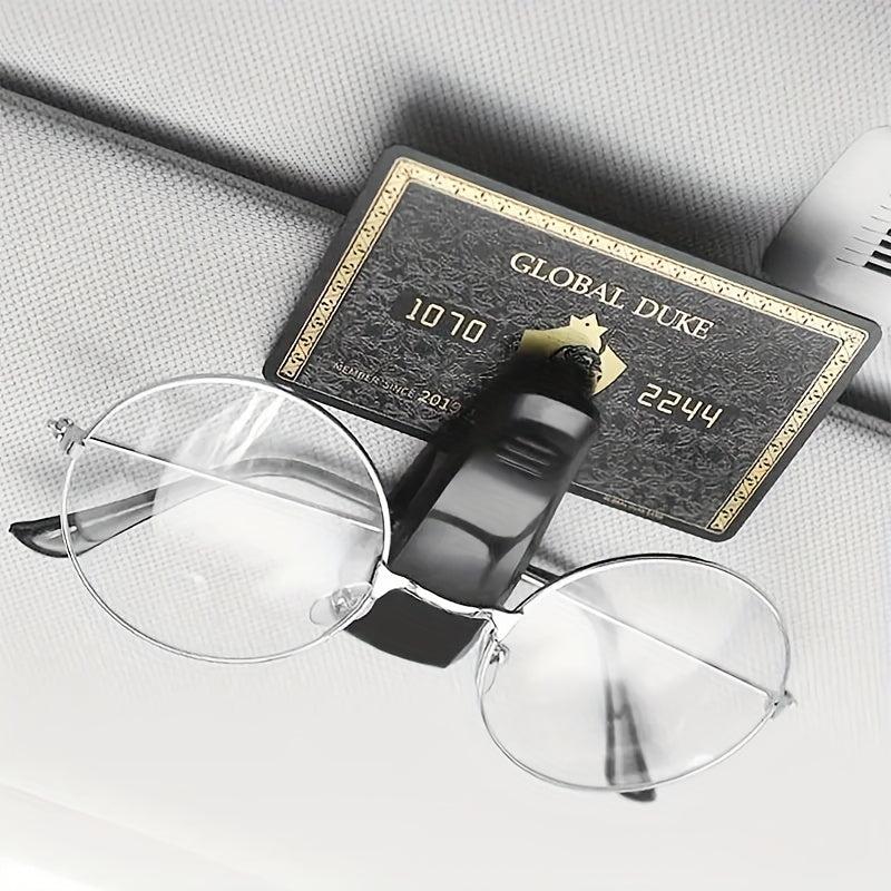 2pcs Car Sun Visor Glasses Clip, Universal Sunglasses Ticket Holder