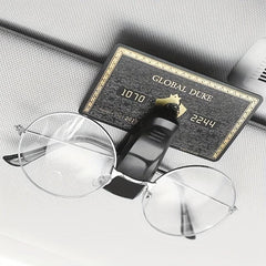 2pcs Car Sun Visor Glasses Clip, Universal Sunglasses Ticket Holder