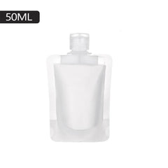 10pcs Refillable Portable Liquid Pouch with Paste Bottle for Travel