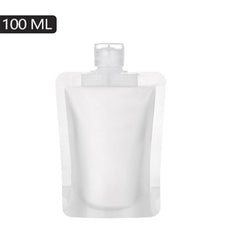 10pcs Refillable Portable Liquid Pouch with Paste Bottle for Travel