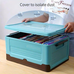 Foldable Book Storage Box for Home or Classroom Organization