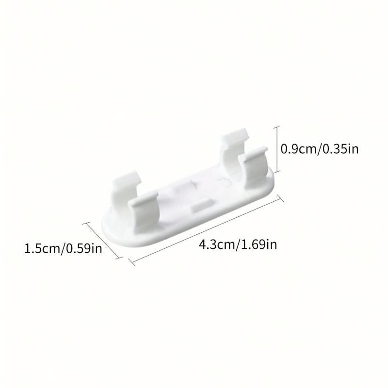 Plastic Cable Management Clip Adhesive Fixer Wire Fixing Clip