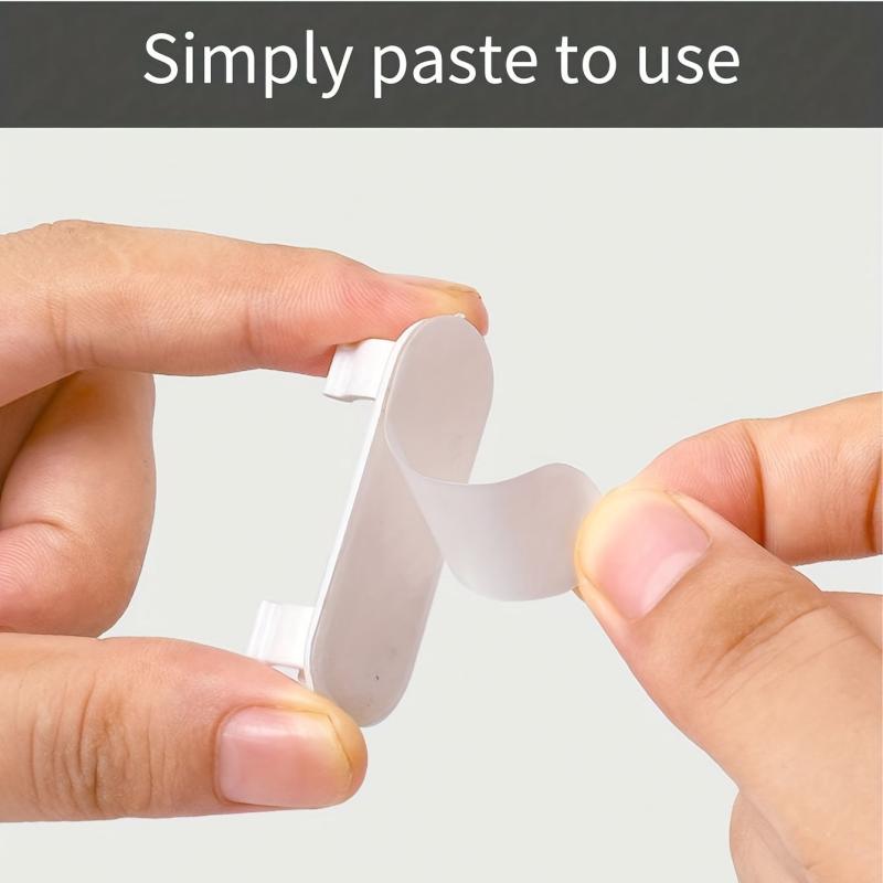 Plastic Cable Management Clip Adhesive Fixer Wire Fixing Clip