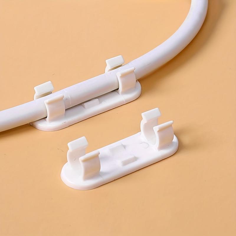 Plastic Cable Management Clip Adhesive Fixer Wire Fixing Clip