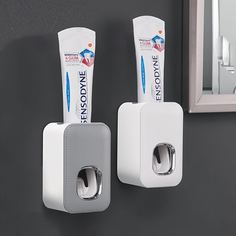 Automatic Toothpaste Holder Wall Mounted Toothbrush Rack