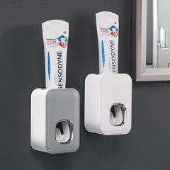 Automatic Toothpaste Holder Wall Mounted Toothbrush Rack