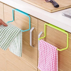 Bathroom Cabinet Rag Towel Rack No Punching Storage Hanging Rack