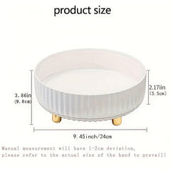 360u00b0 Rotating Cosmetic Storage Rack Makeup Organizer Perfume Tray