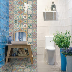10pcs Vinyl Boho Kitchen Tile Sticker DIY Bathroom Decor