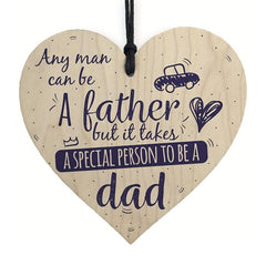 Special Person Dad Wood Sign Husband Grandad Dad Son Birthday Father's Day Thank
