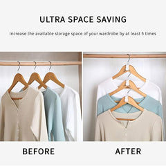 Clothes Hanger Connector Hooks Space Saving Hanger Extender Closet Organizer