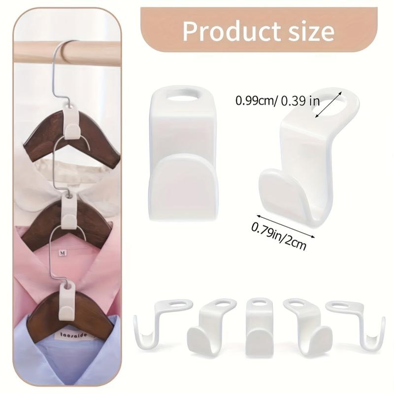 Clothes Hanger Connector Hooks Space Saving Hanger Extender Closet Organizer