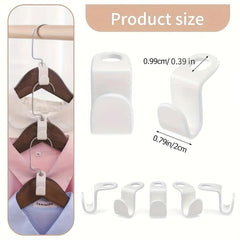 Clothes Hanger Connector Hooks Space Saving Hanger Extender Closet Organizer
