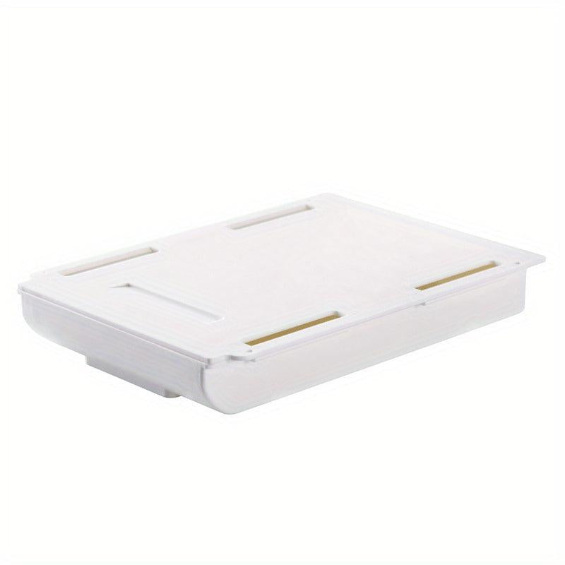 Under Desk Pencil Tray Organizer Adhesive Drawer Storage Box for School Supplies