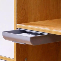 Under Desk Pencil Tray Organizer Adhesive Drawer Storage Box for School Supplies