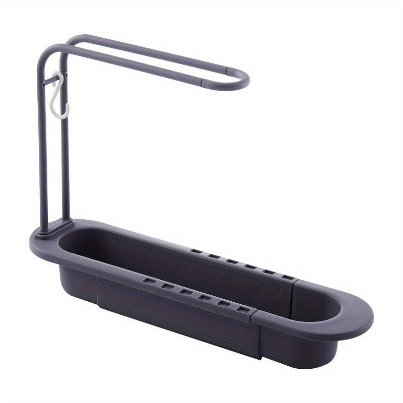 Retractable Sink Storage Rack with Towel Bar