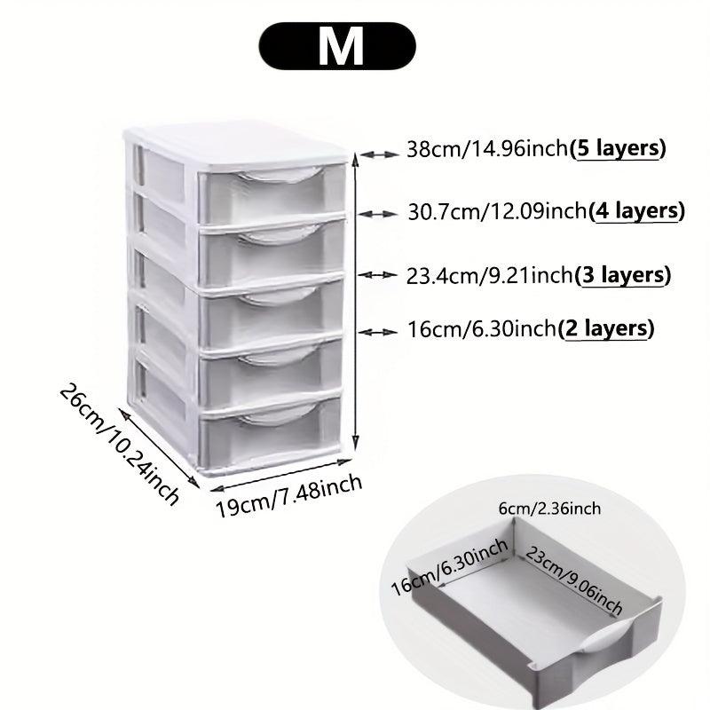 Large Capacity Storage Box Stackable File Shelf Office Desktop Organizer