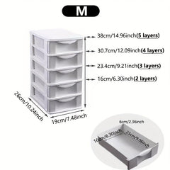 Large Capacity Storage Box Stackable File Shelf Office Desktop Organizer