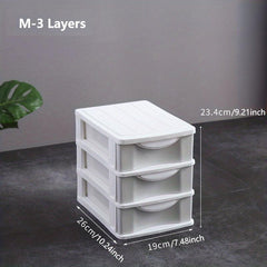 Large Capacity Storage Box Stackable File Shelf Office Desktop Organizer