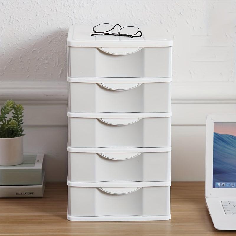 Large Capacity Storage Box Stackable File Shelf Office Desktop Organizer