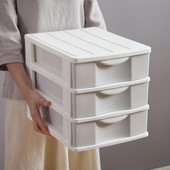 Large Capacity Storage Box Stackable File Shelf Office Desktop Organizer