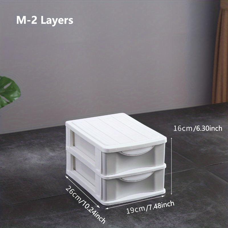 Large Capacity Storage Box Stackable File Shelf Office Desktop Organizer