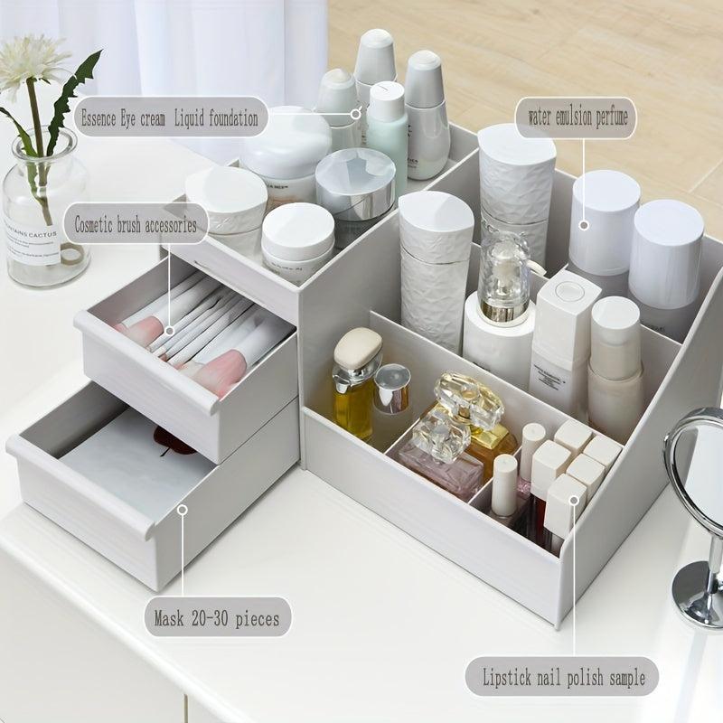 Desktop Cosmetics Storage Box Desk Organizer Stationery Rack
