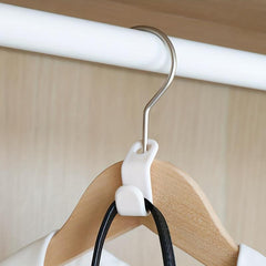 10pcs Closet Hanger Link Hook Space Saving Clothes Hanger Connector