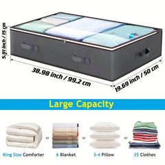 Under Bed Storage Containers Toy Organizers Clear View Window