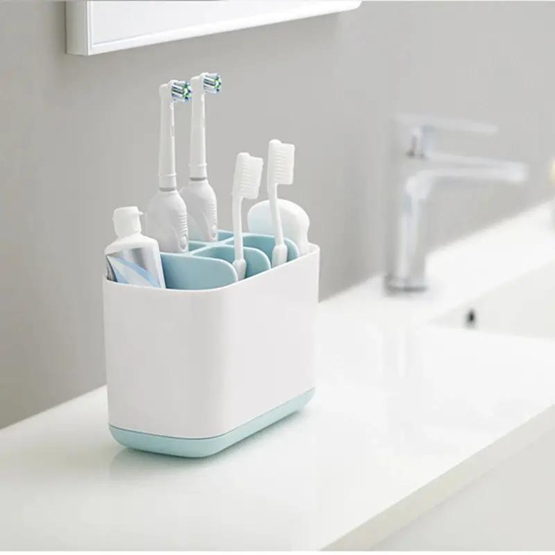 Toothpaste Toothbrush Holder Countertop Storage Rack