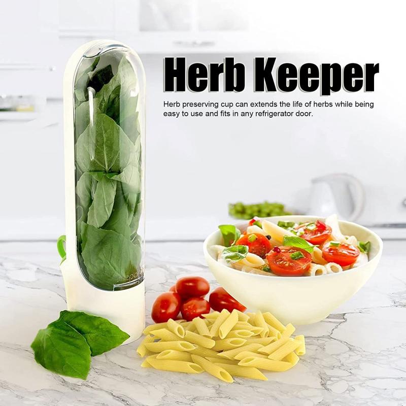Herb Saver for Refrigerator Pod Fresh Herb Keeper Cilantro Mint Parsley