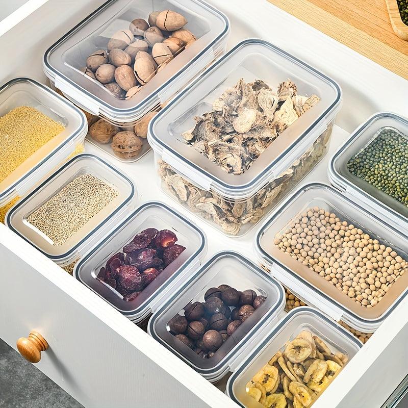 Double Layer Refrigerator Storage Box with Lid