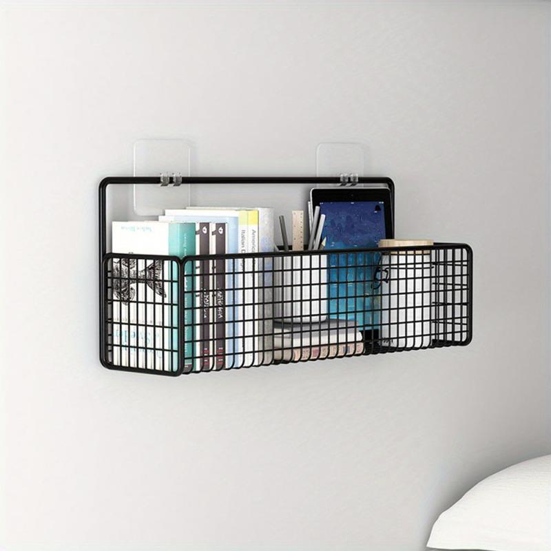 Kitchen Caddy Wall Mounted Storage Rack Drain Shelf