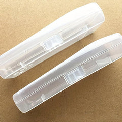 Portable Clear Shaver Storage Box Makeup Brush Organizer