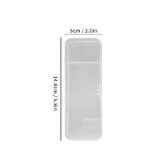Portable Clear Shaver Storage Box Makeup Brush Organizer
