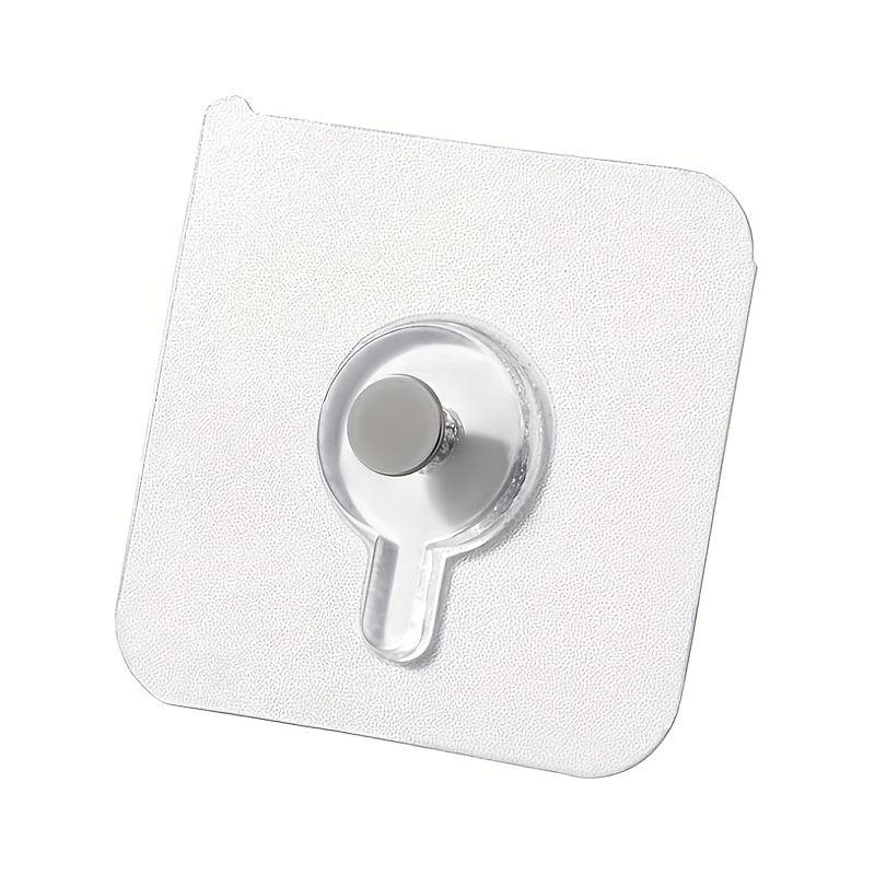 8pcs Punch Wall Hooks Strong Adhesive Hook